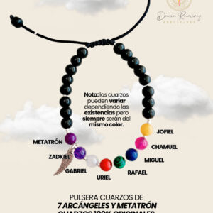 Pulsera de Cuarzos de 7 Arcángeles y Metratón (copia)